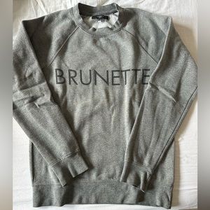 Brunette the Label, Size XS/S Grey Sweater